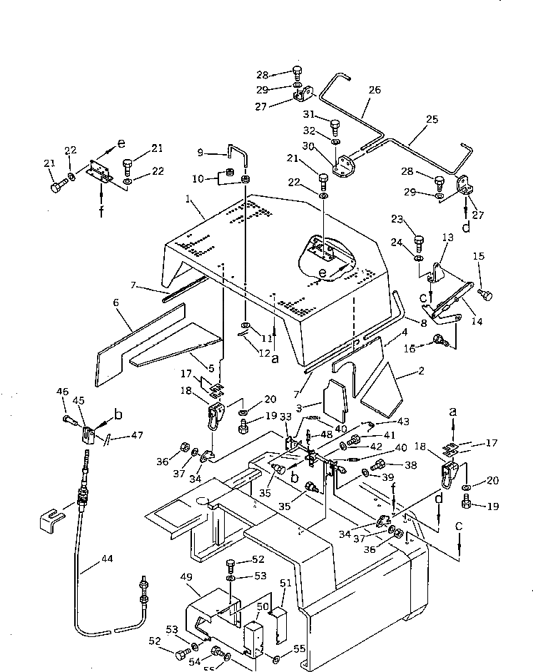 Крышка 20G-54-19440 Komatsu