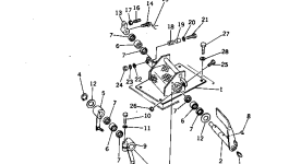 Рычаг 198-43-15480 Komatsu