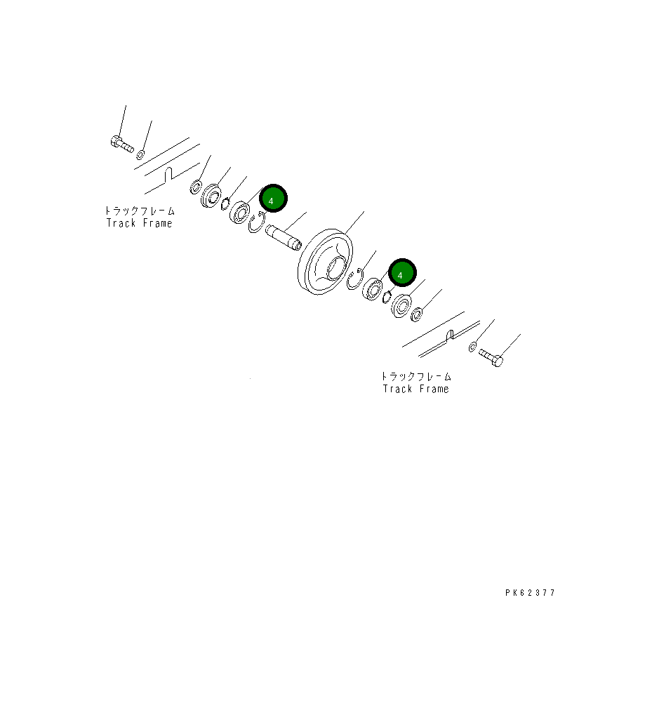 Подшипник 06300-06004 Komatsu