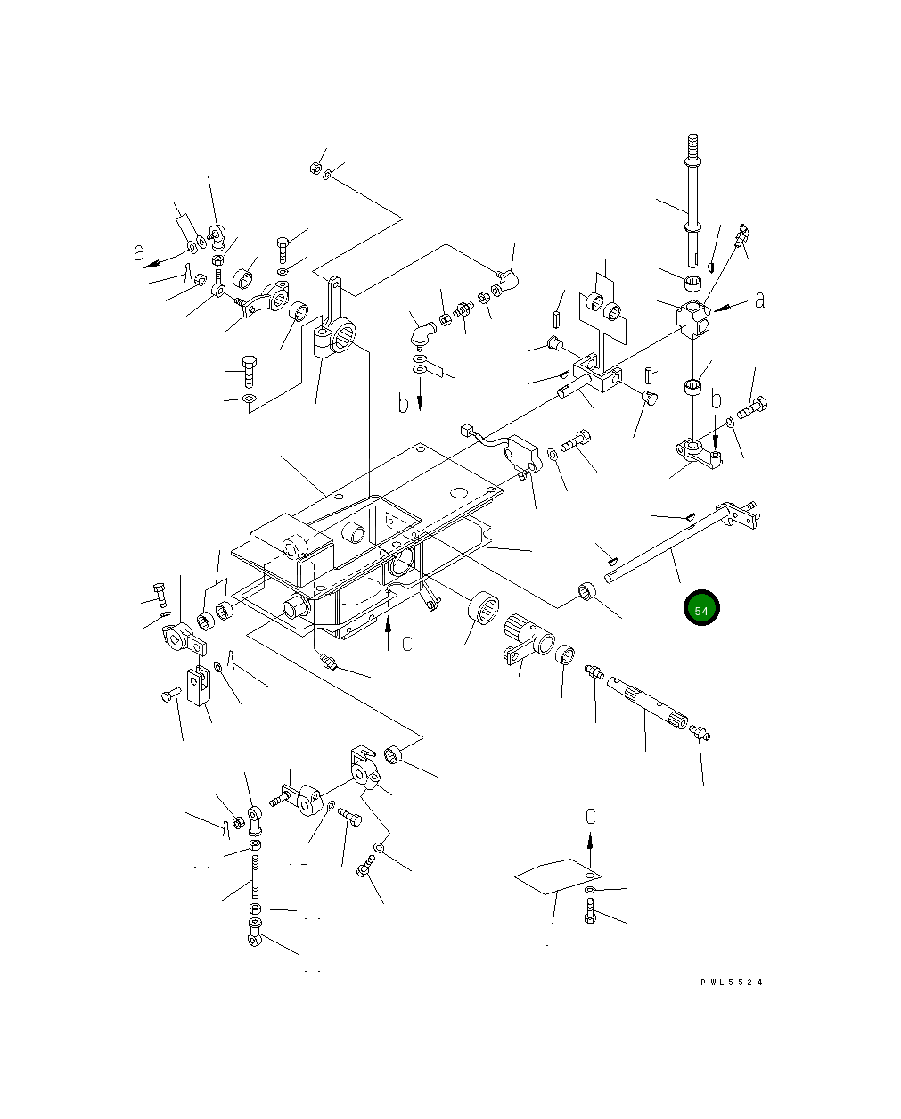 Рычаг 17A-43-25741 Komatsu