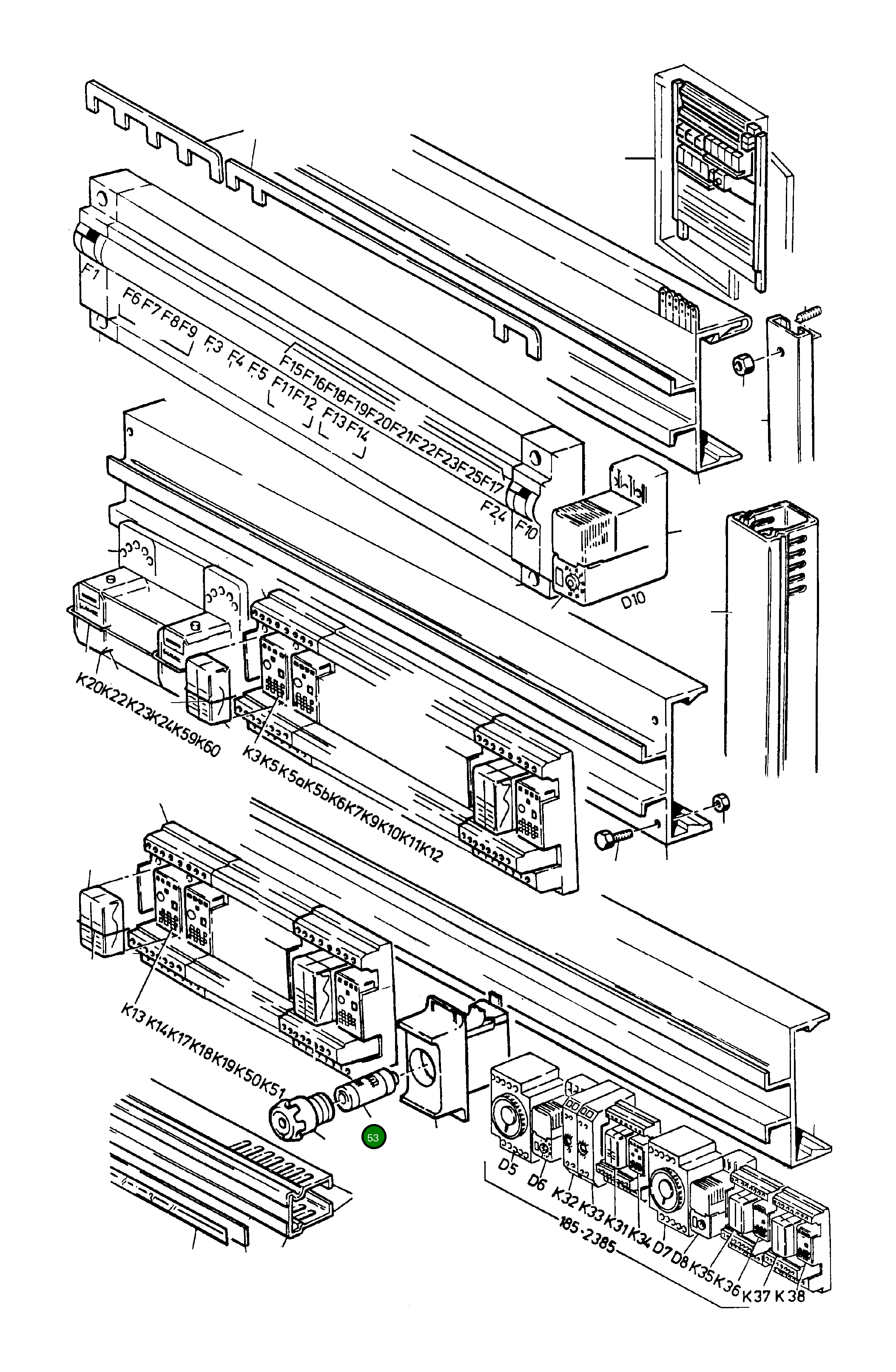 Предохранитель 35A 695 888 73 Komatsu