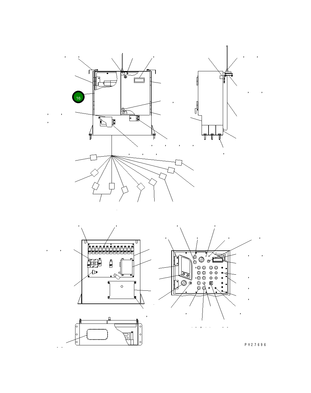 Крышка 8255-06-2430  Komatsu