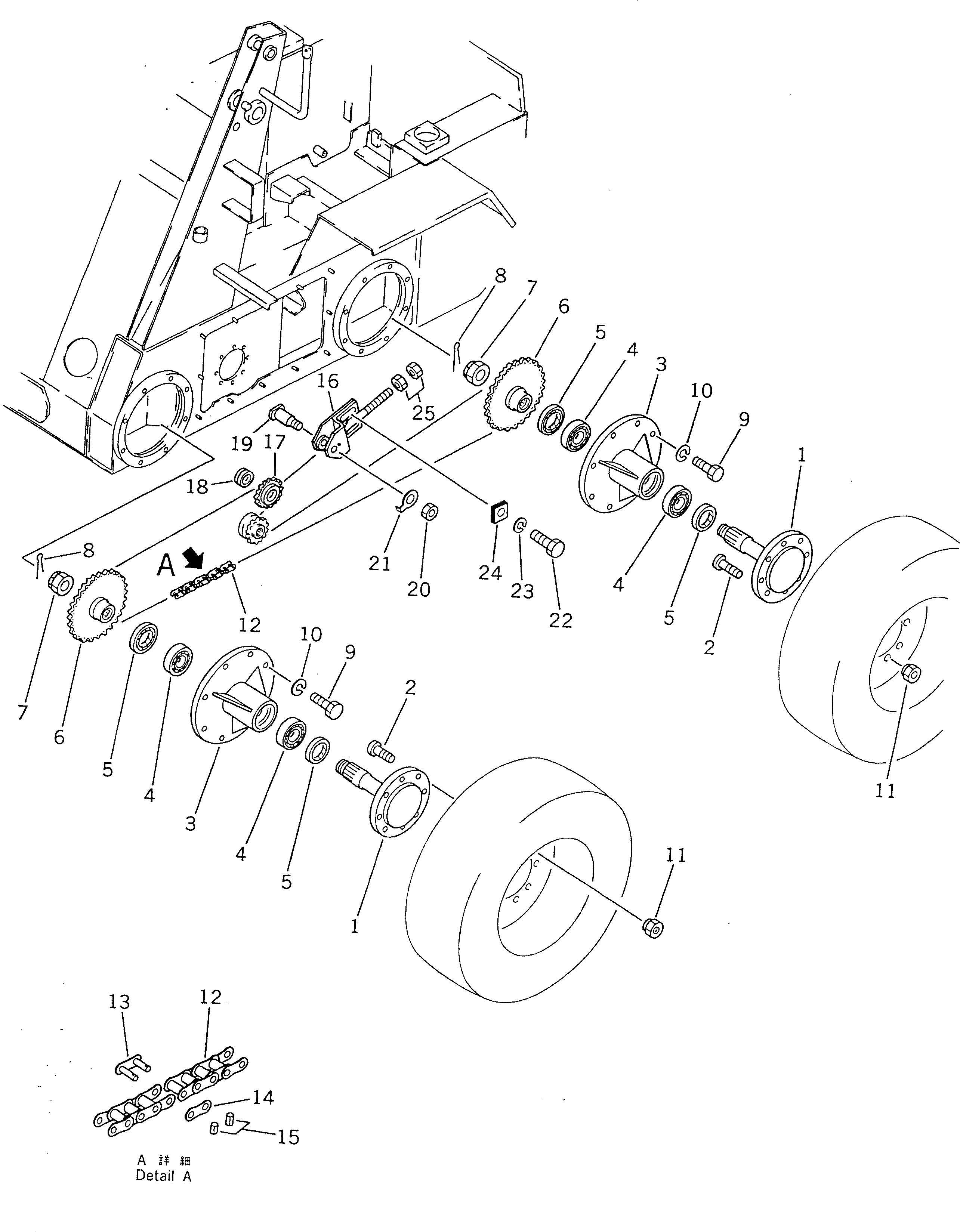 Подшипник FF7810-22240 Komatsu