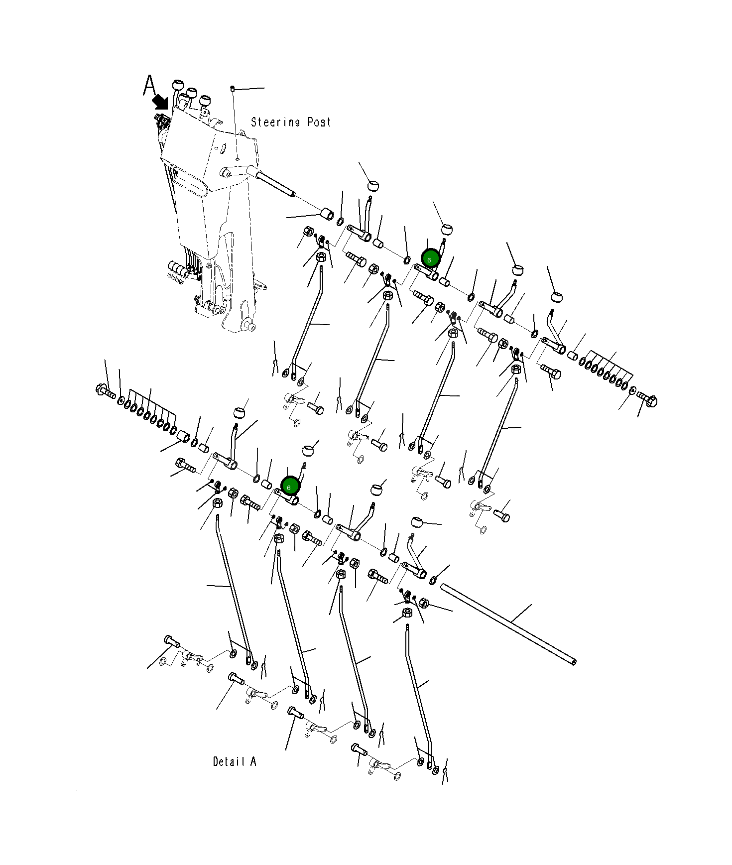 Рычаг 23B-43-72310 Komatsu