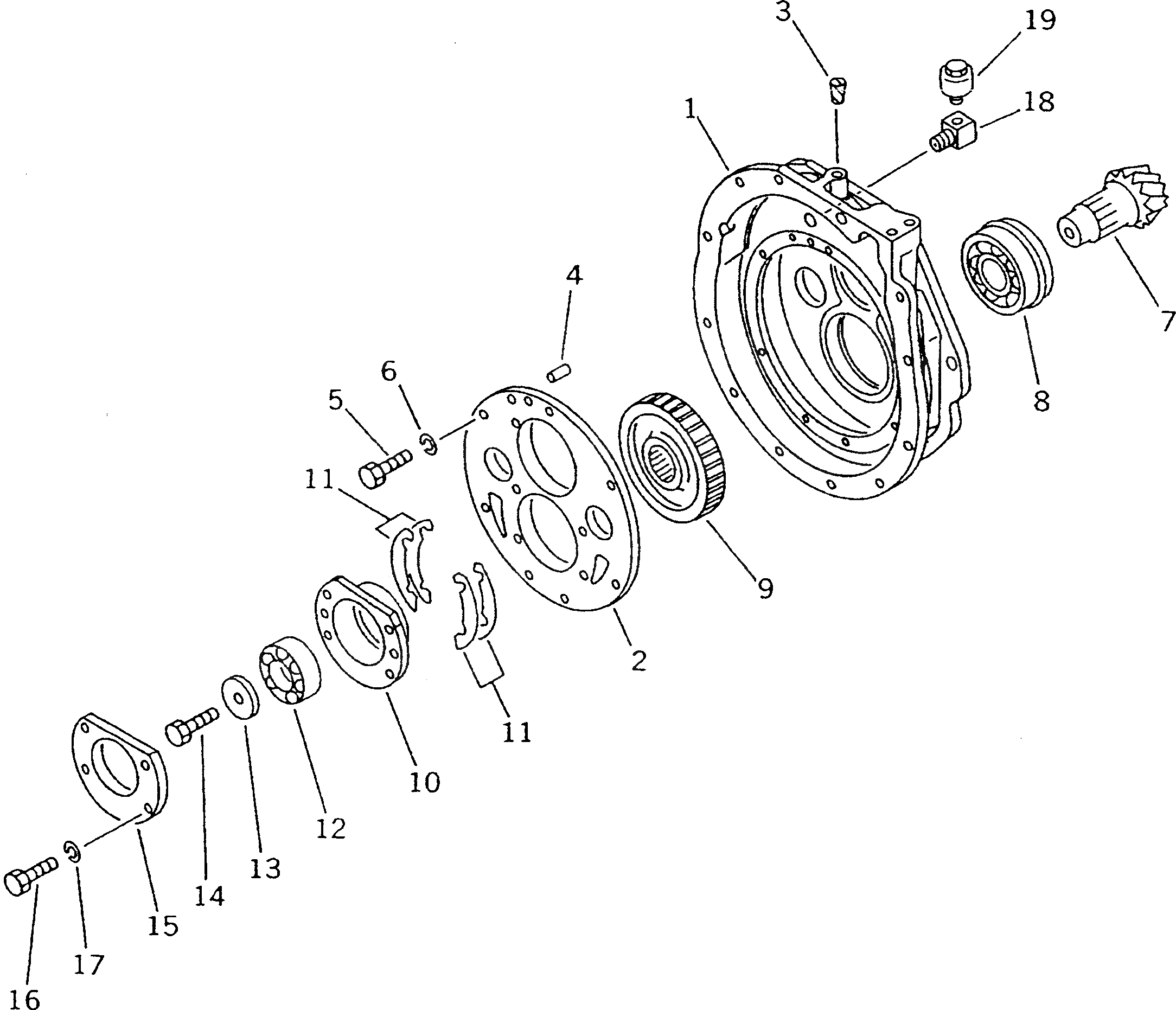 Подшипник 103-15-13392 Komatsu
