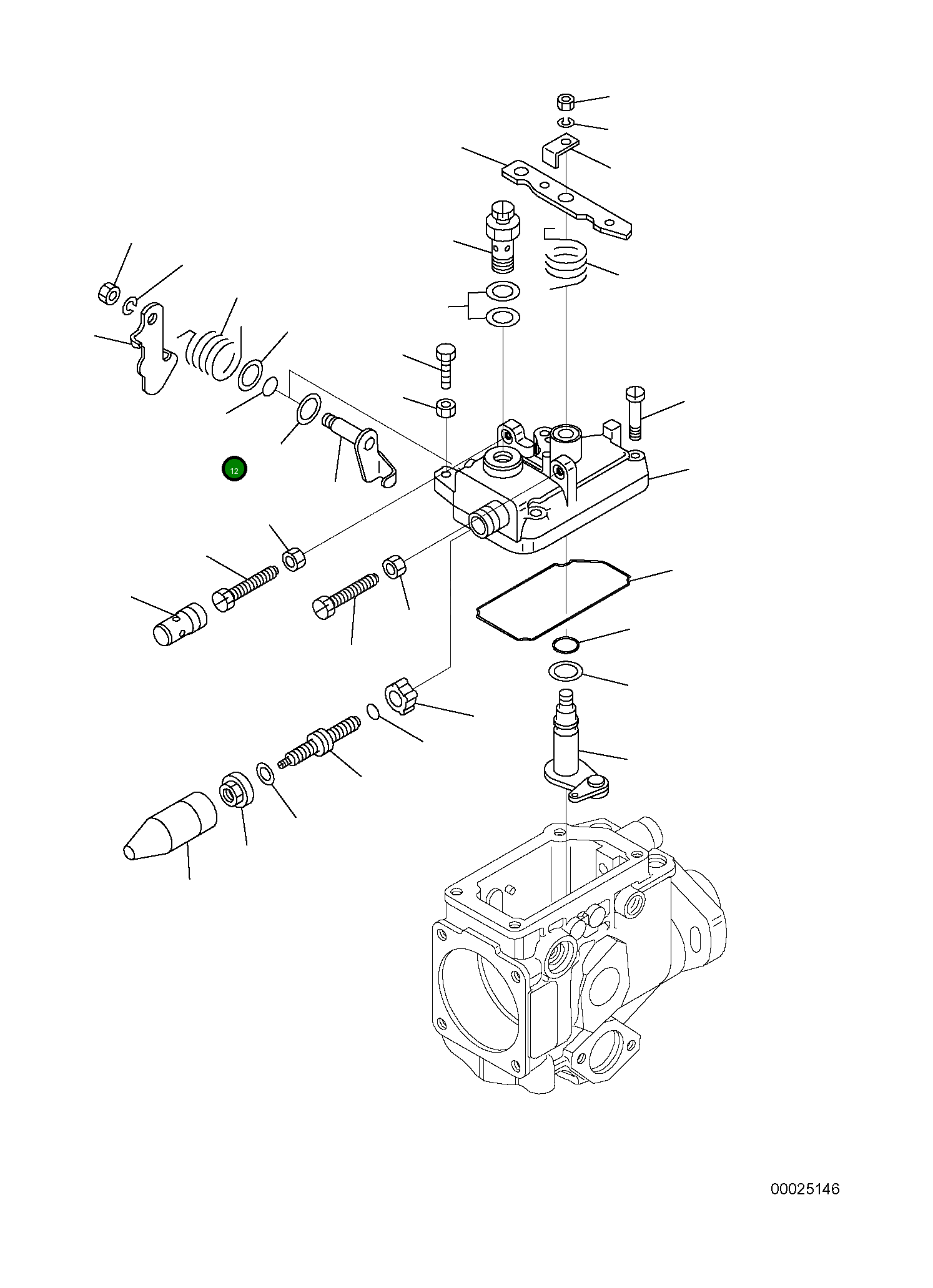 Рычаг DK146540-5200 Komatsu