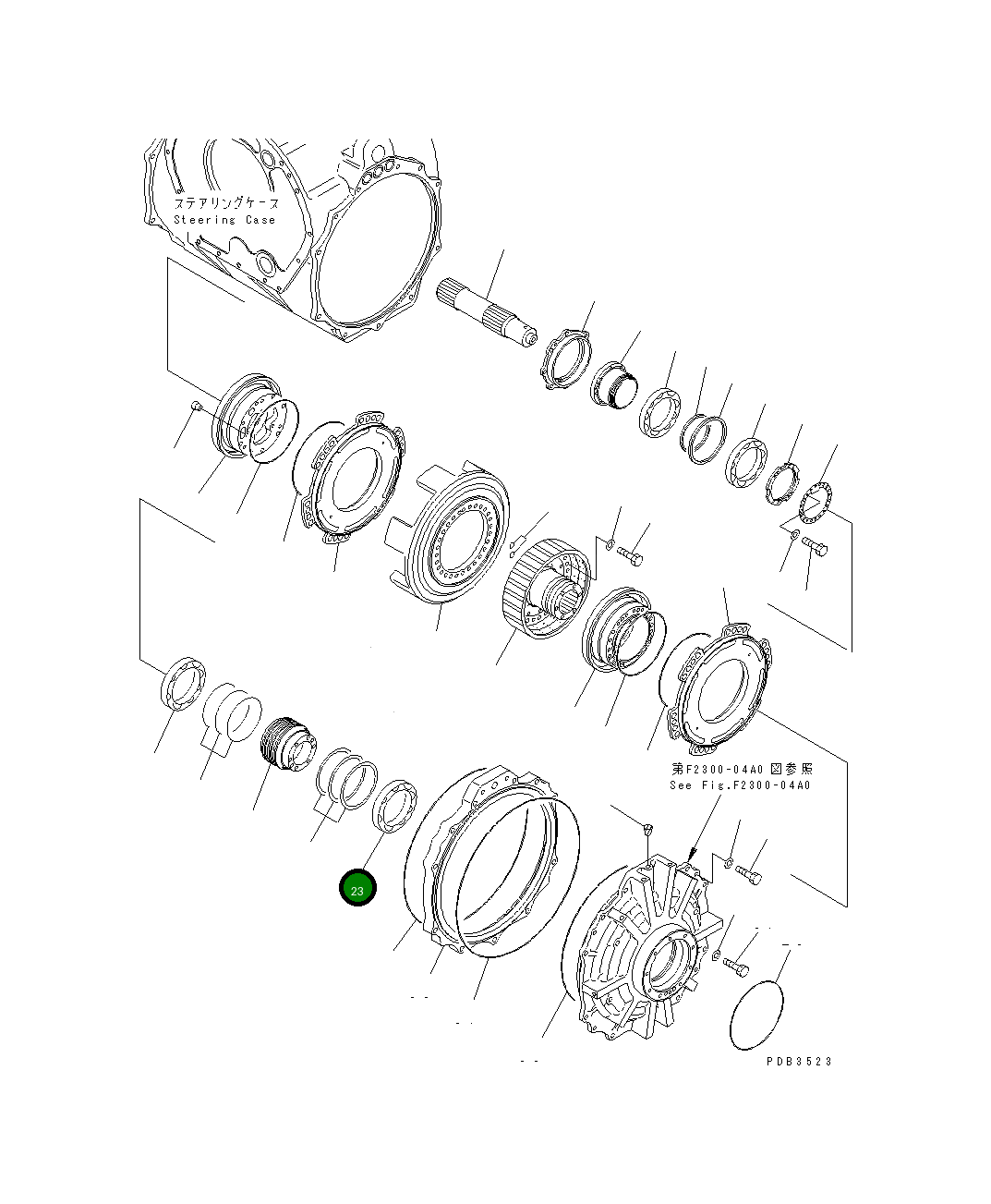 Подшипник 195-09-18290 Komatsu