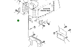 Крышка R.H 419-54-D1160 Komatsu