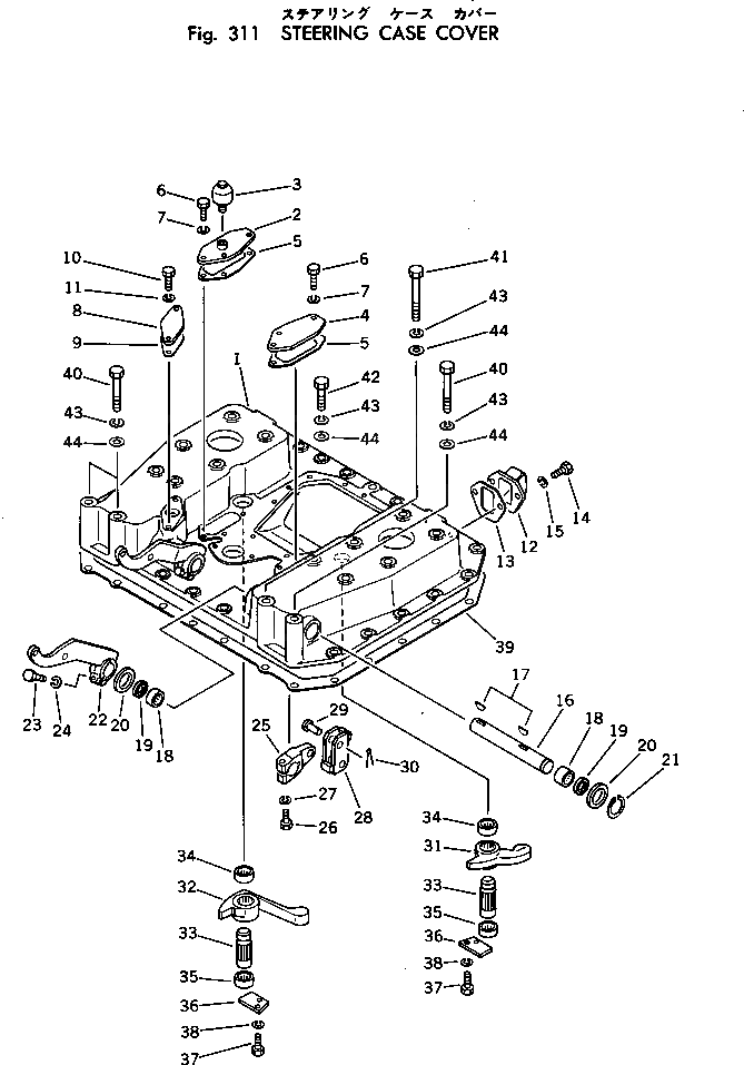Крышка 131-43-61110 Komatsu