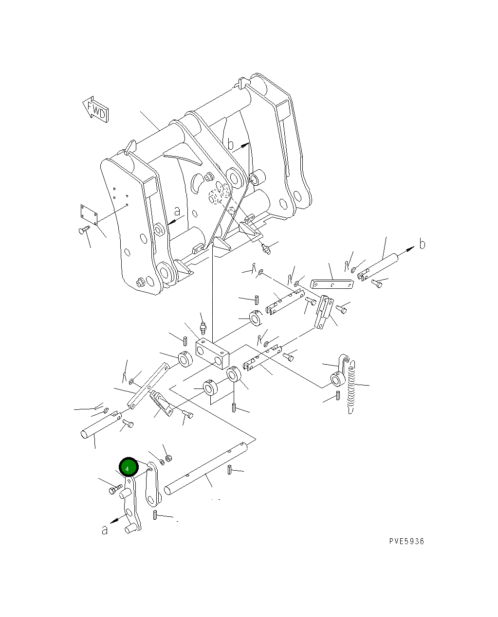 Рычаг 415-879-1220 Komatsu