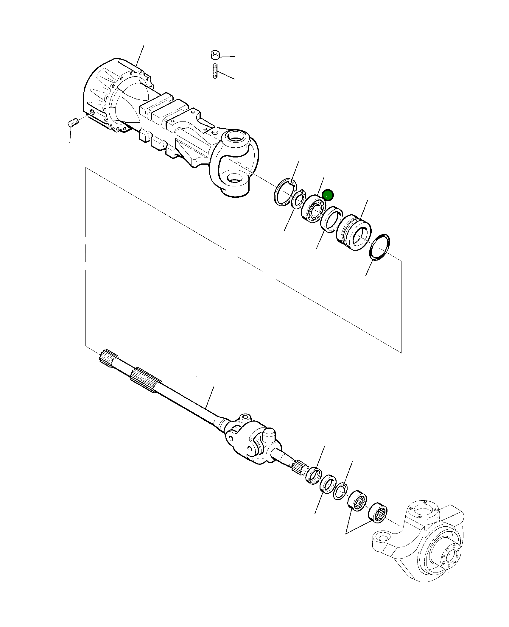 Подшипник 22E-23-11660 Komatsu