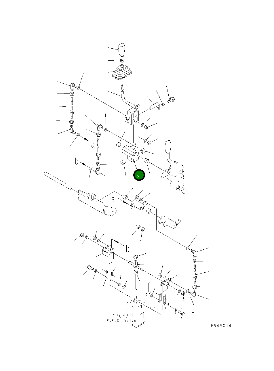 Рычаг 419-S35-2160 Komatsu