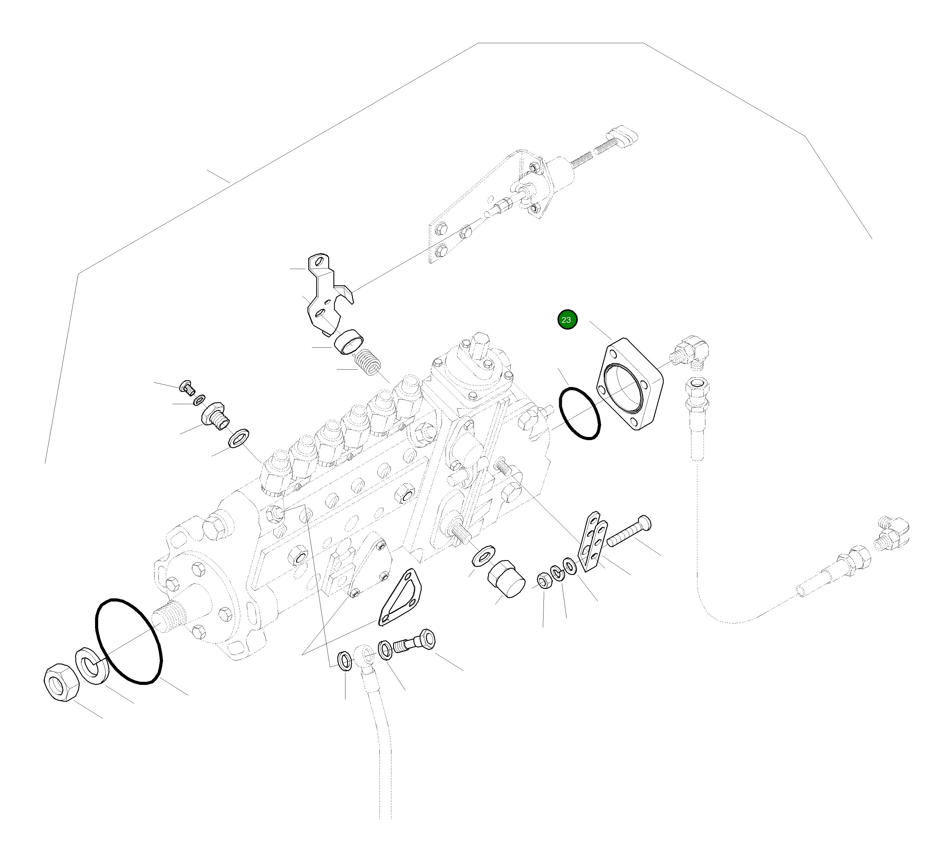 Крышка CU3915169 Komatsu