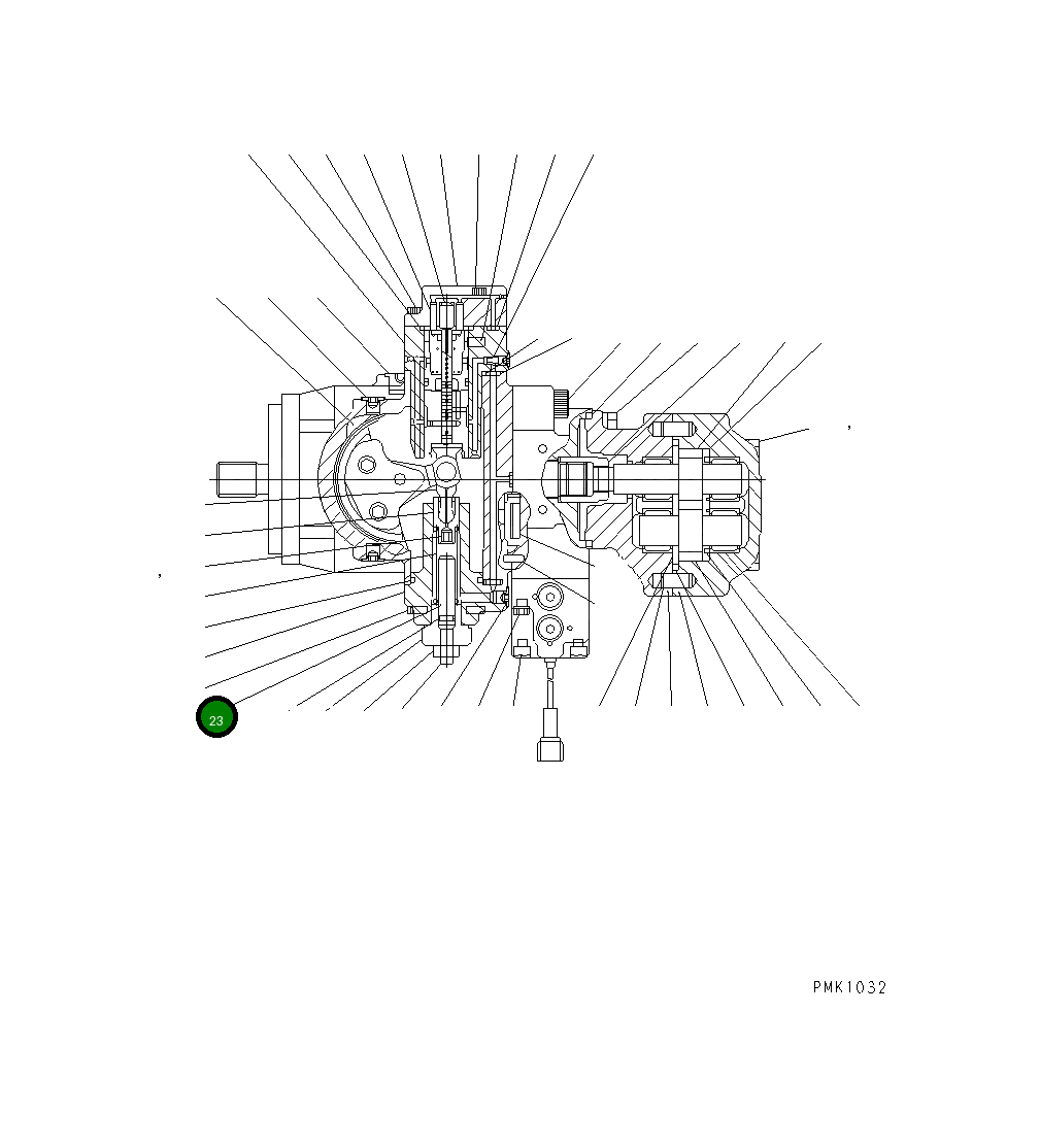 Крышка TM1203-336 Komatsu