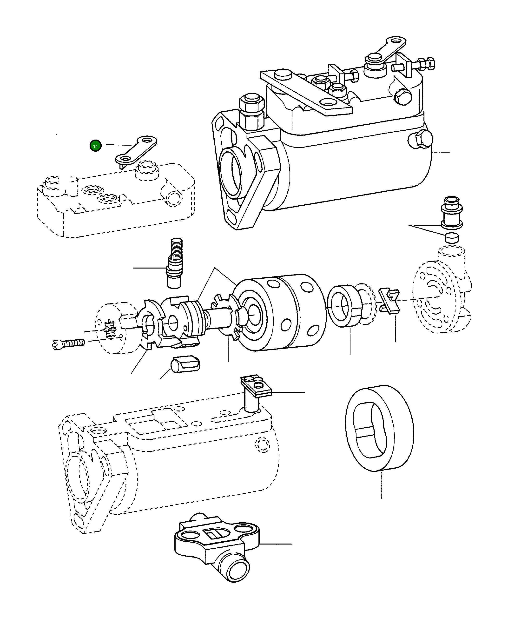 Рычаг 4917254M1 Komatsu