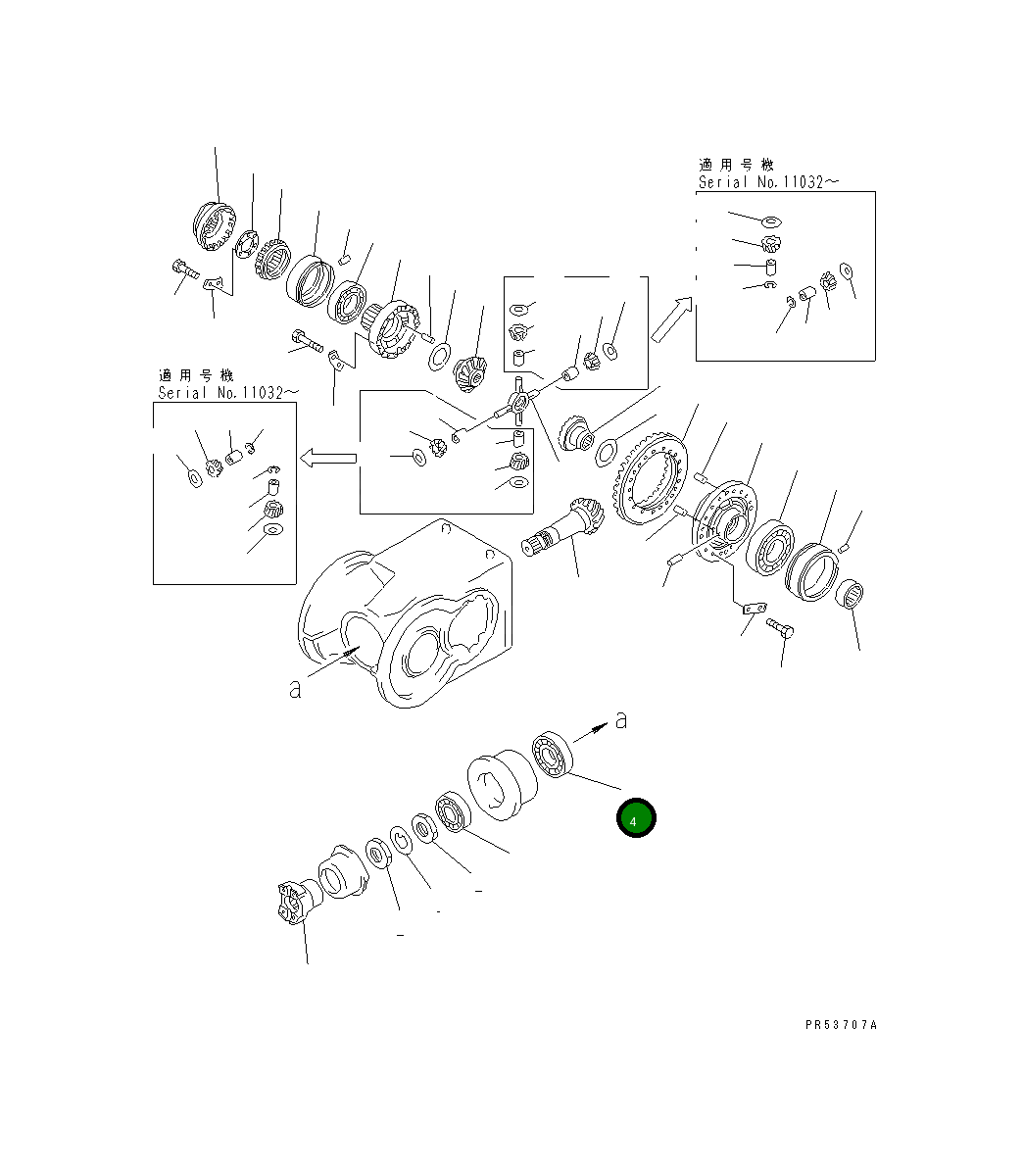 Подшипник 234-22-32410 Komatsu