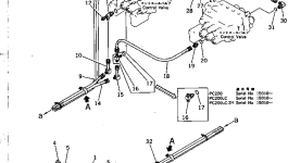 Трубка 205-62-65420 Komatsu