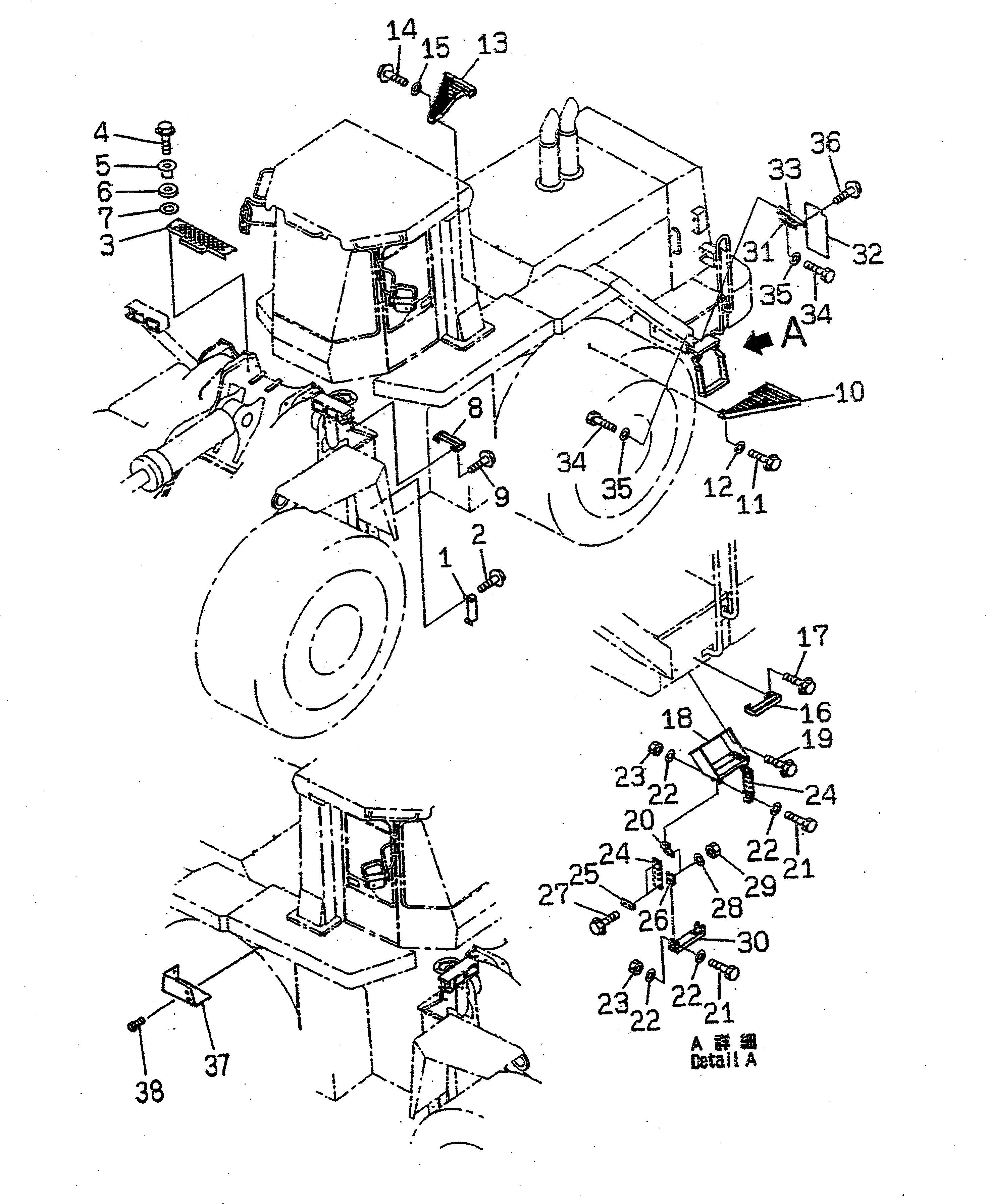 Крышка 41F-S05-1490  Komatsu