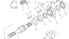Вал 416-20-13310 Komatsu
