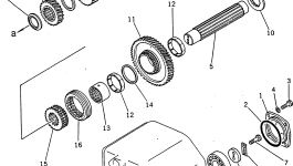Шестерня 232-14-62350 Komatsu
