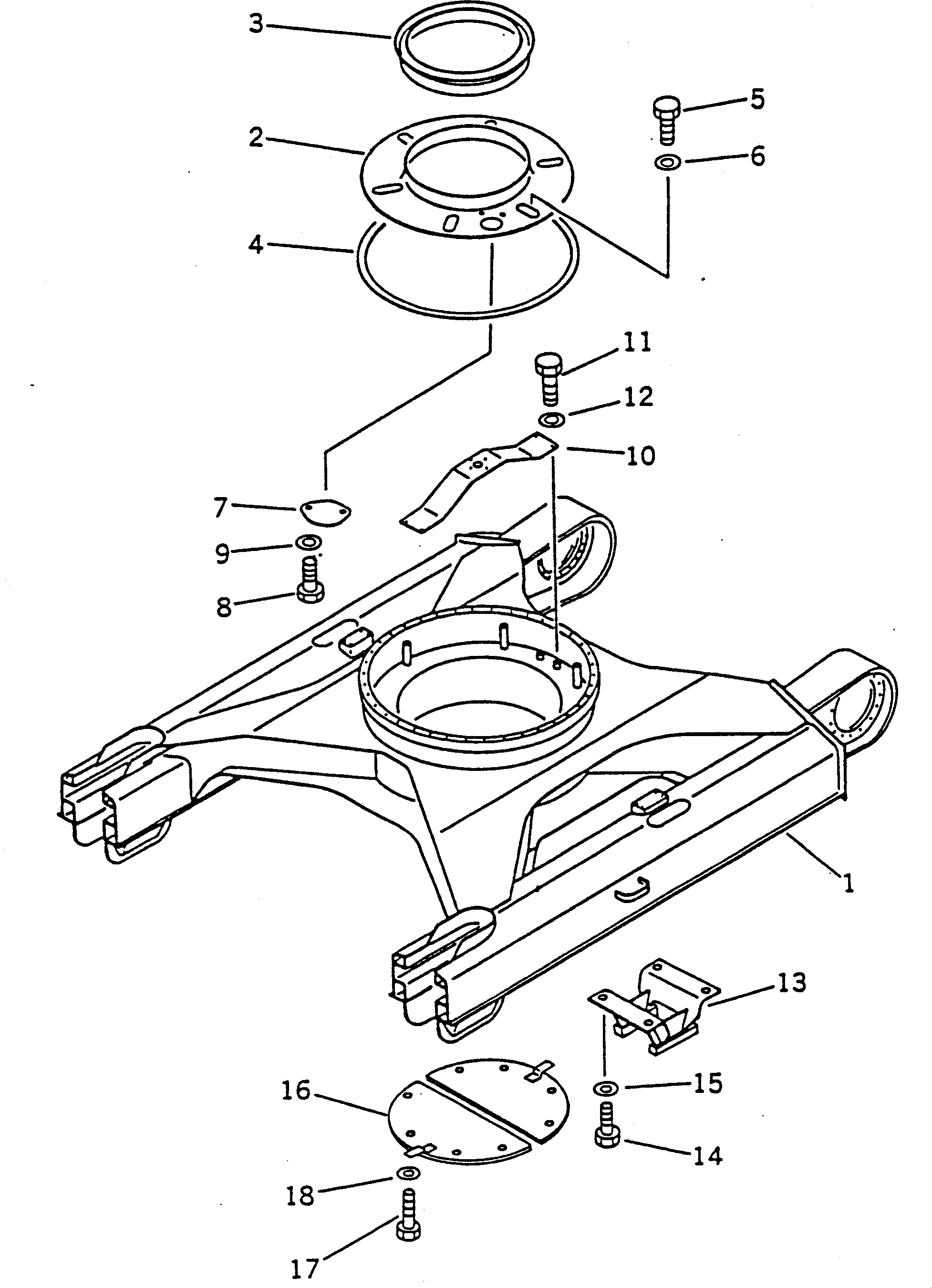 Крышка 203-30-51180 Komatsu