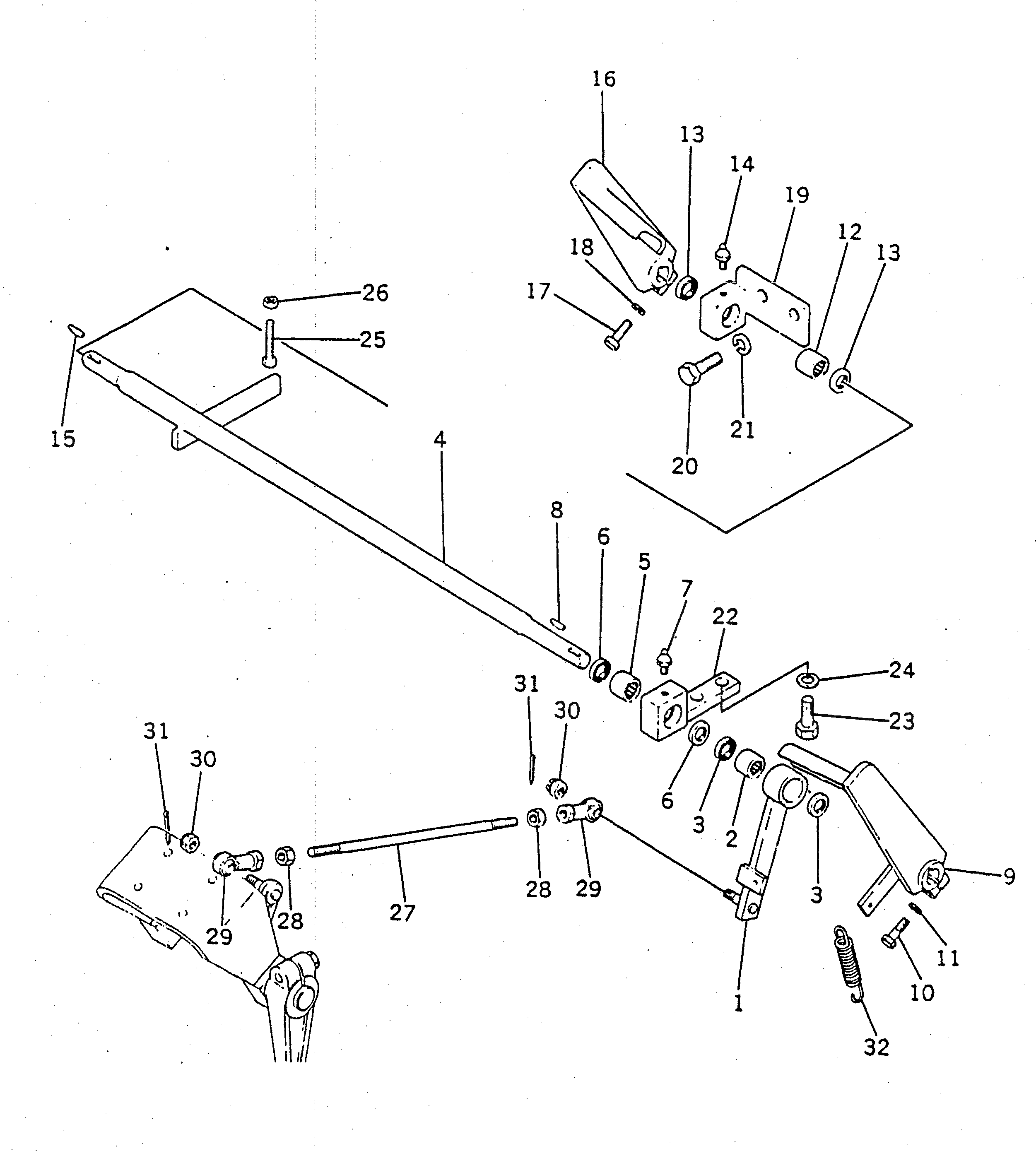 Рычаг 178-43-13210 Komatsu