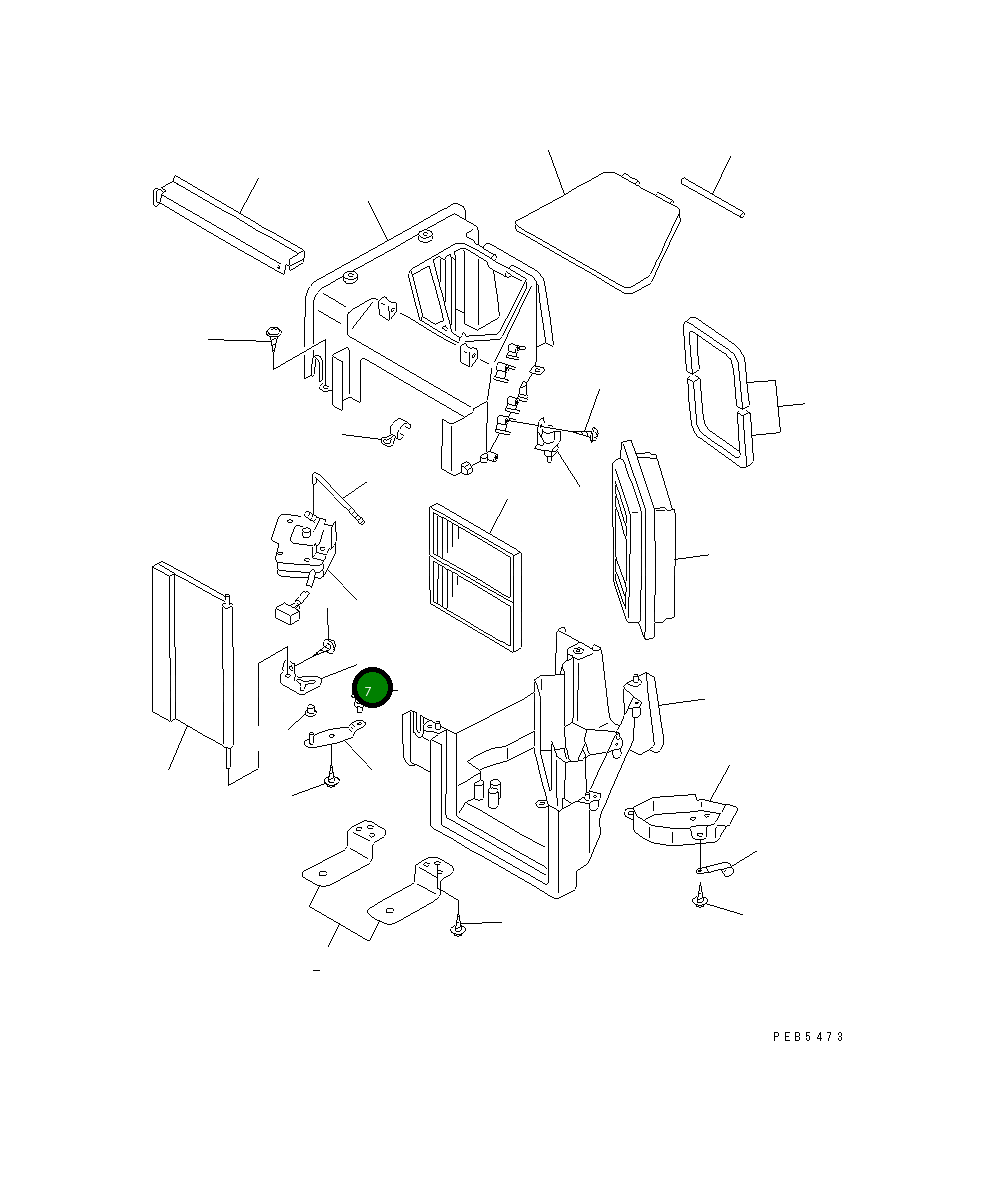 Рычаг ND017732-3701 Komatsu