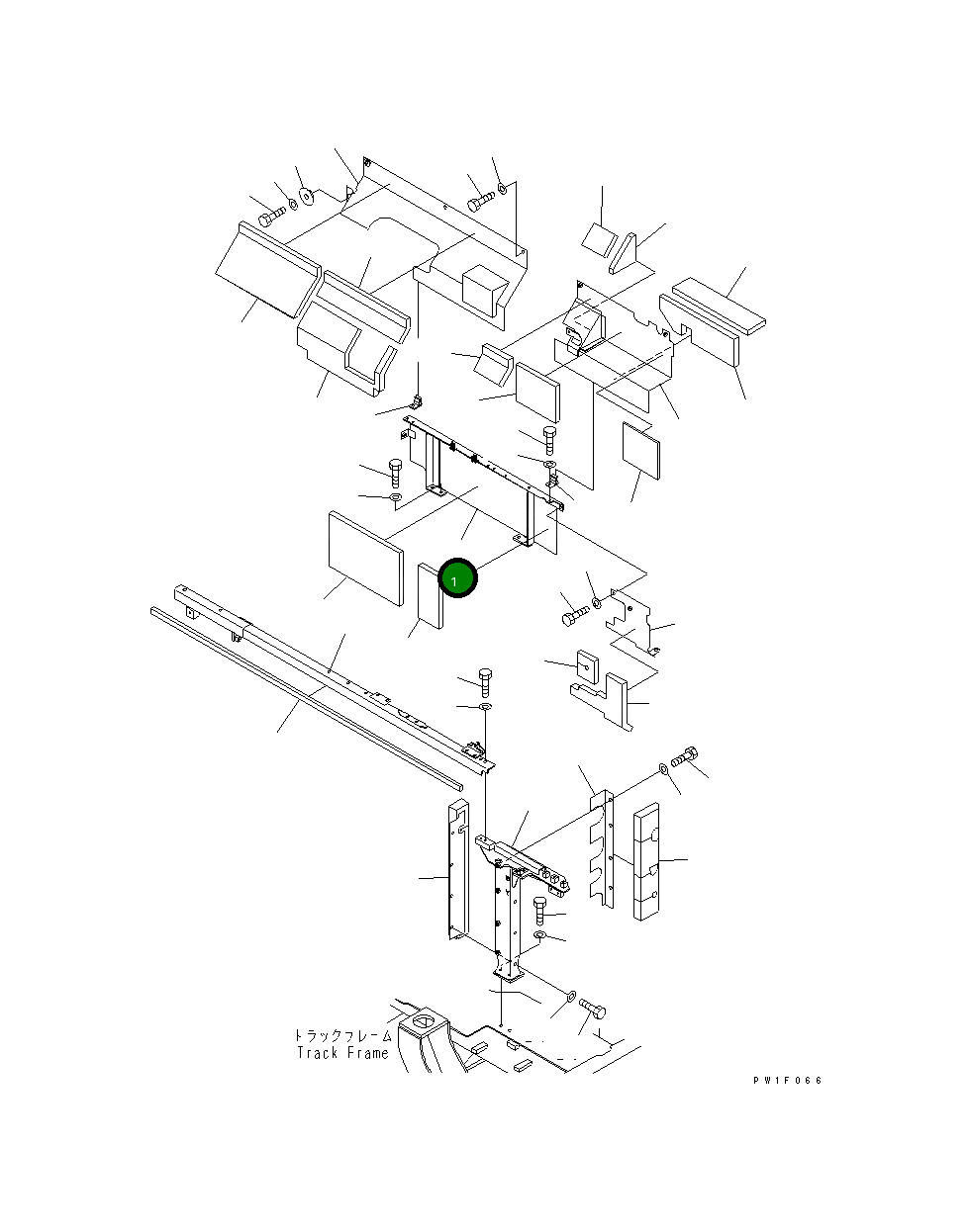 Крышка 8296-54-1511  Komatsu