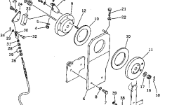 Палец 234-43-12620 Komatsu