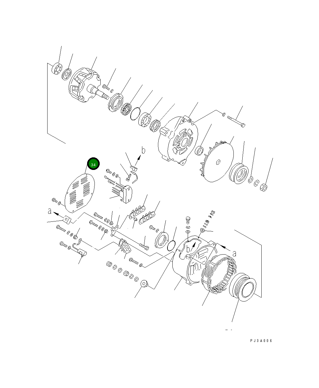 Крышка SD3002-04610X0 Komatsu