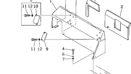 Крышка 21E-54-11220 Komatsu