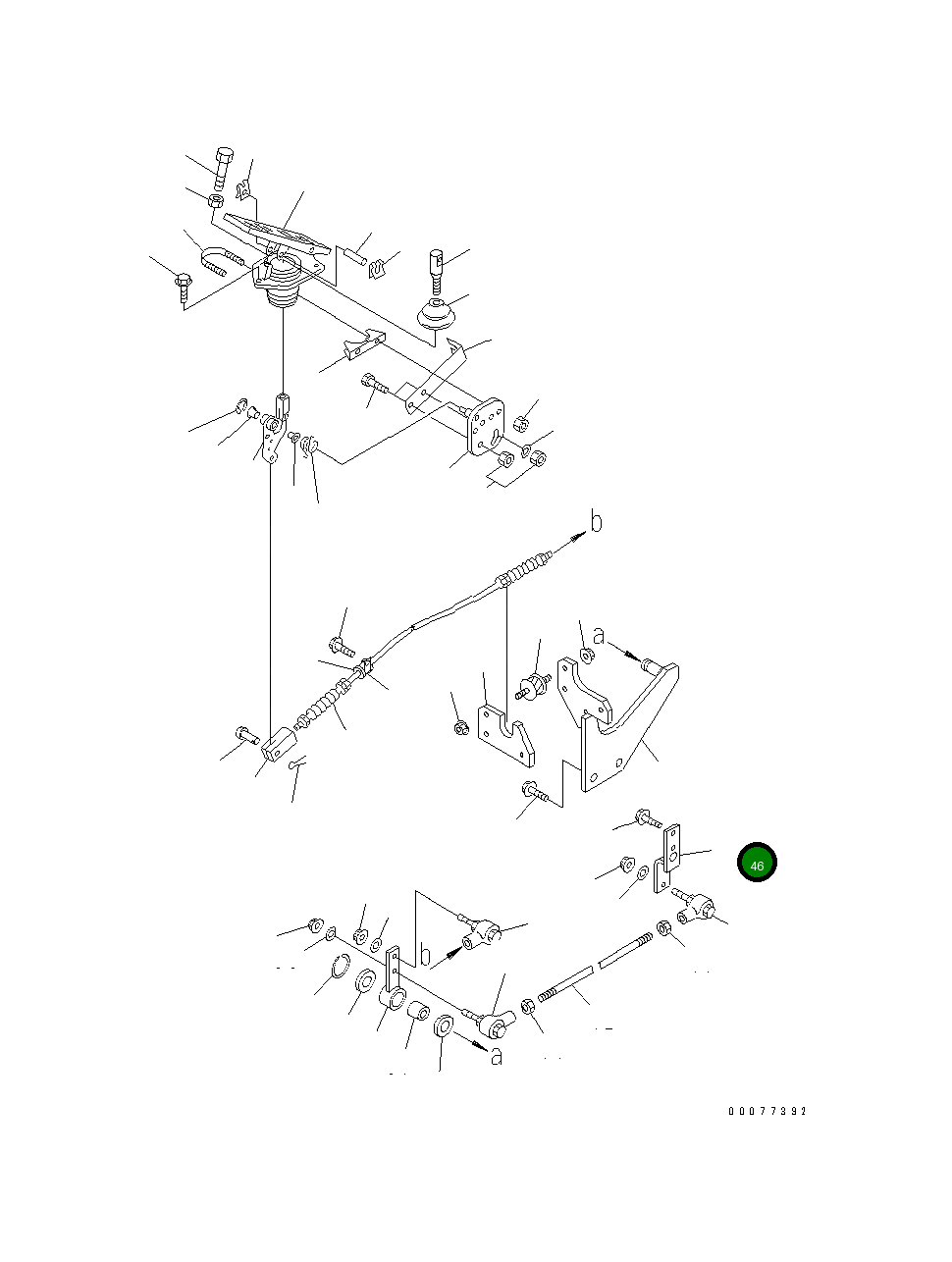 Рычаг 417-43-21341 Komatsu