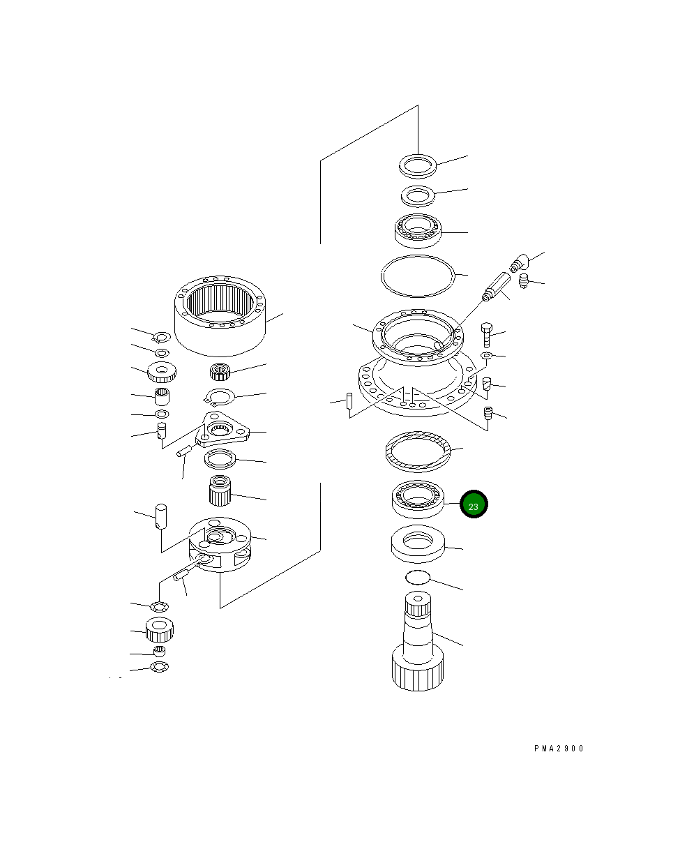 Подшипник 203-26-61320 Komatsu