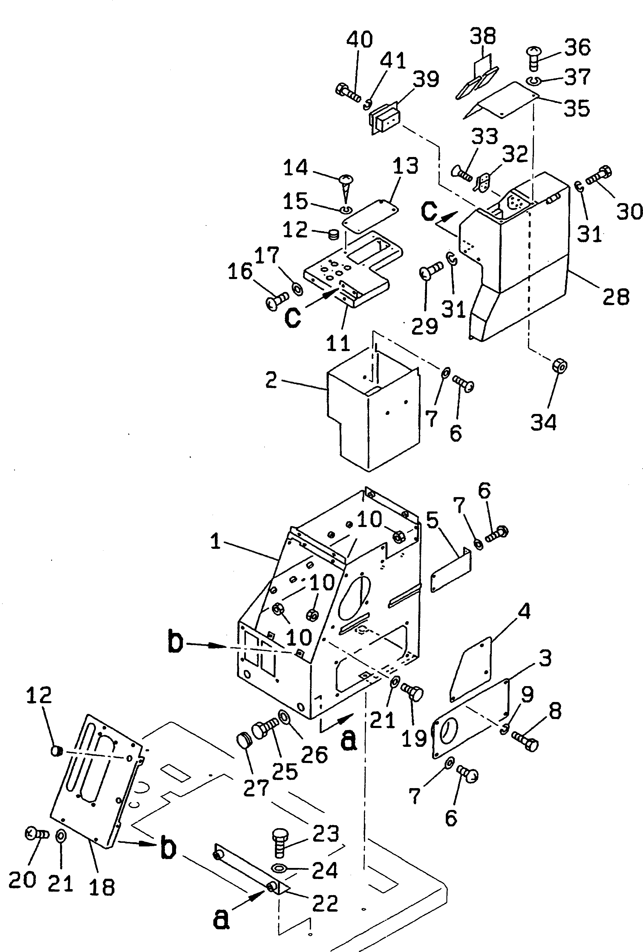 Крышка 23B-950-2950 Komatsu