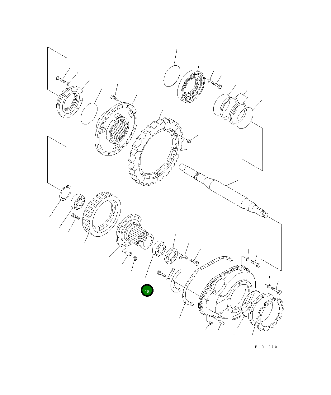 Подшипник 170-09-13250 Komatsu