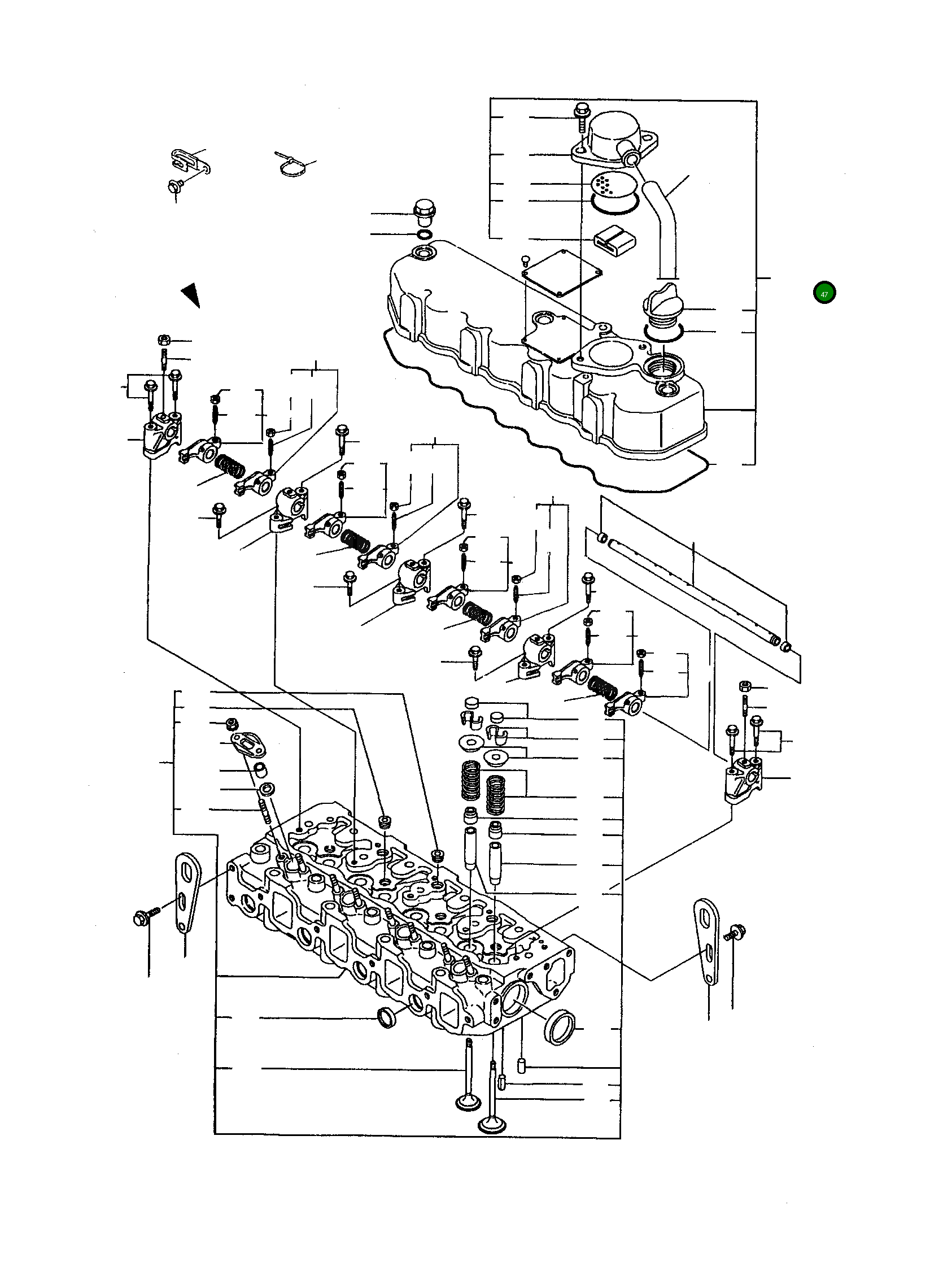 Крышка YMR000591 Komatsu