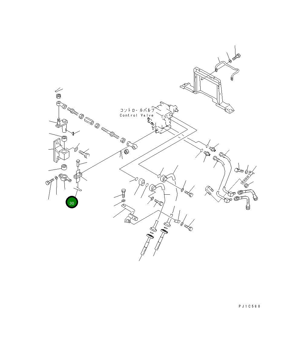 Рычаг 154-61-75210 Komatsu