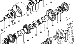 Шестерня 232-14-32220 Komatsu