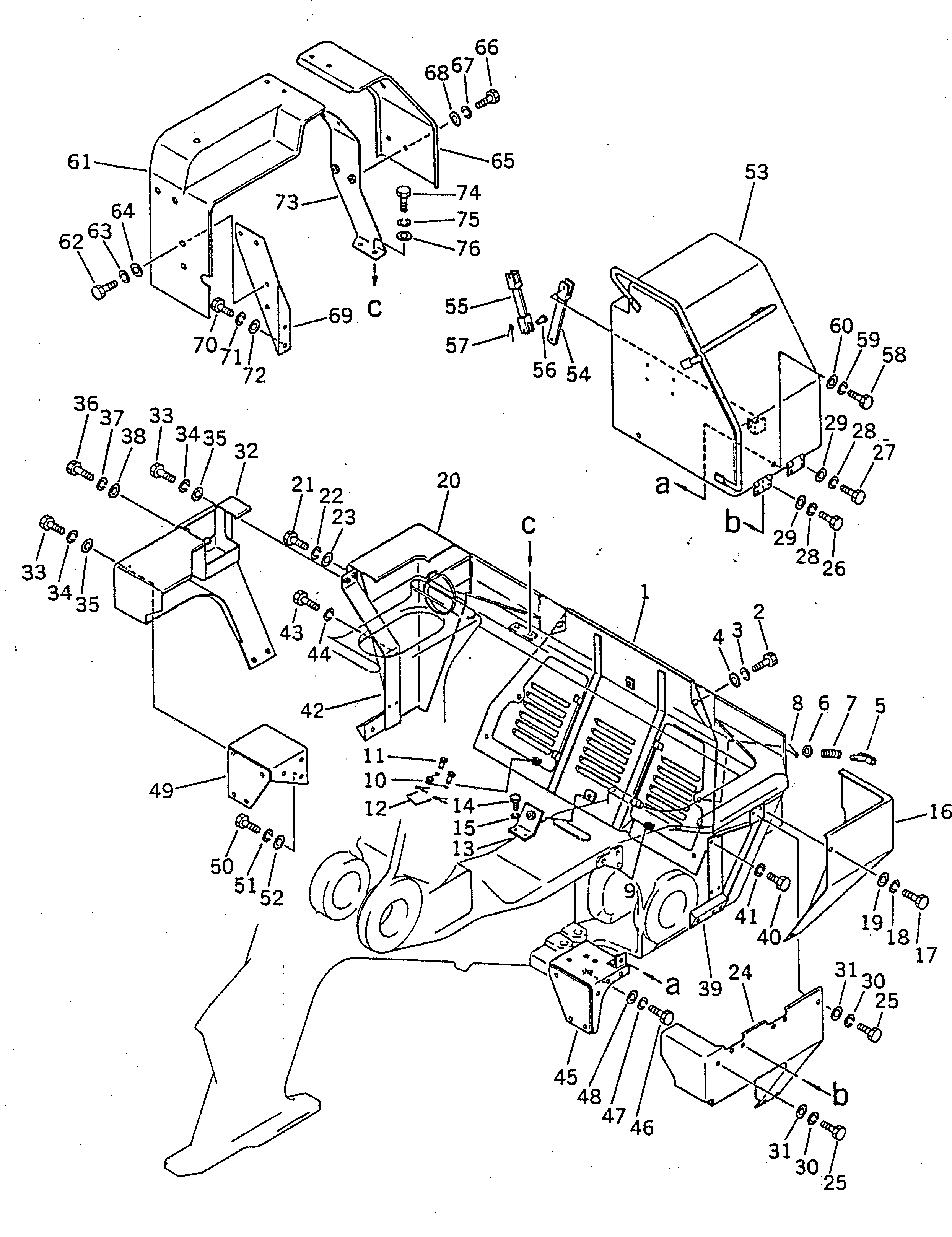 Крышка 178-54-13111 Komatsu