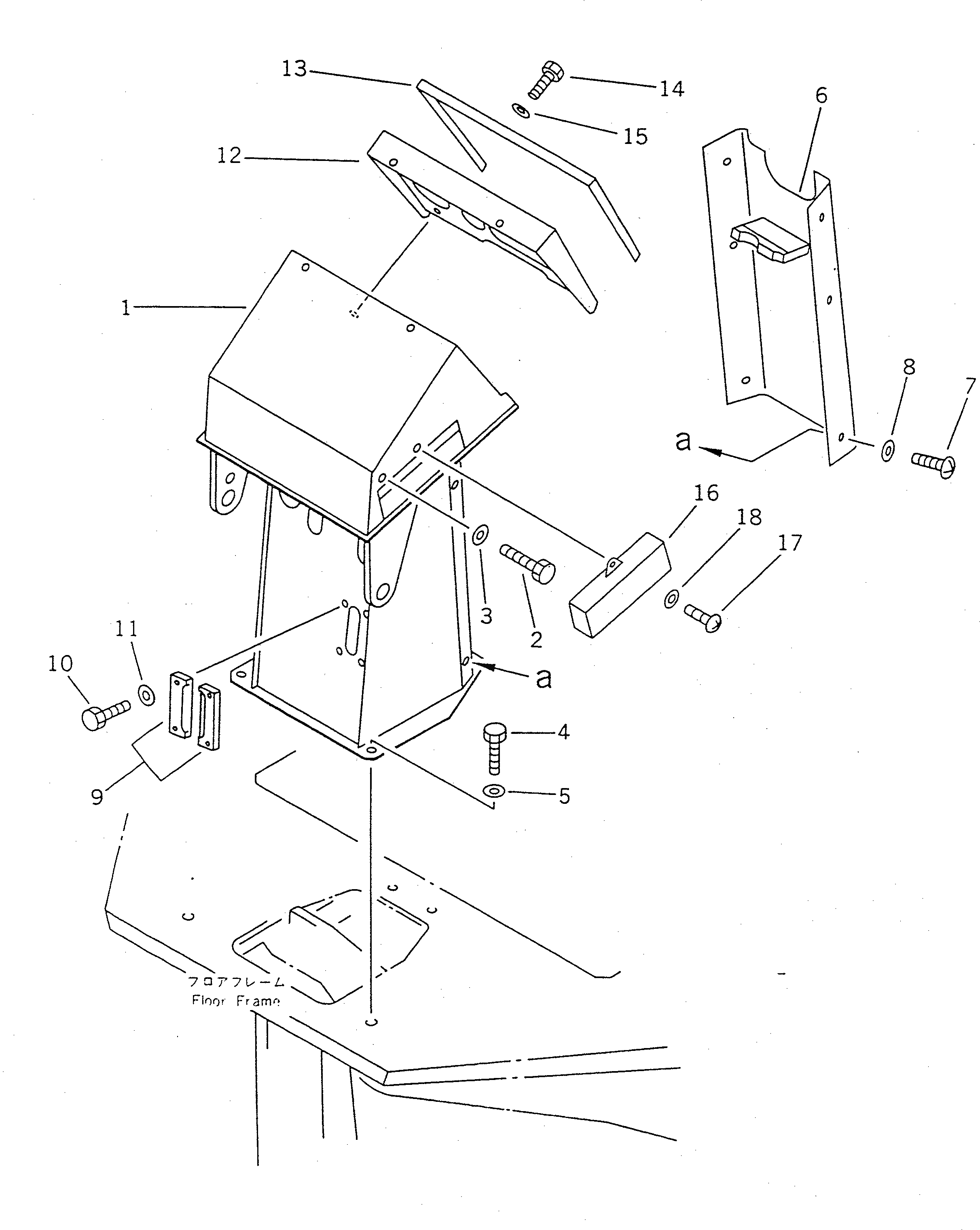 Крышка 417-54-12381 Komatsu