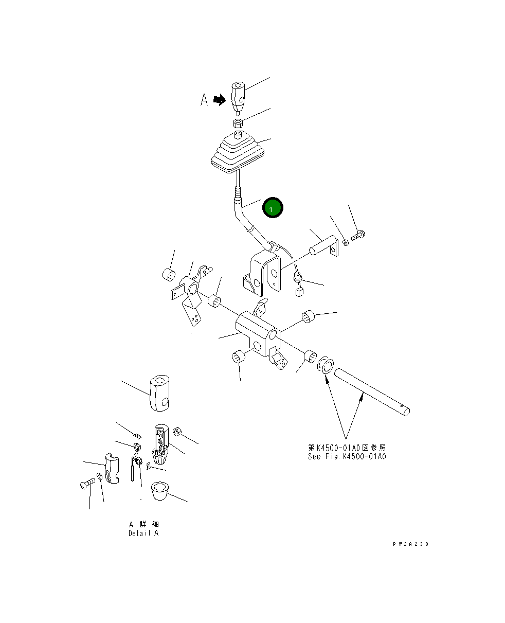 Рычаг 419-V91-2210 Komatsu