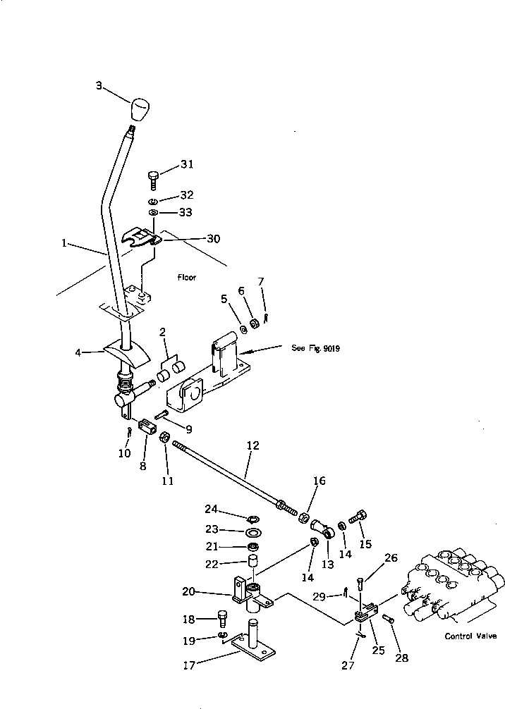 Рычаг 20S-43-21740 Komatsu