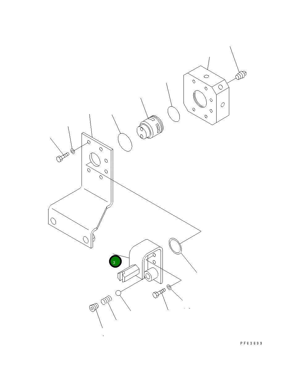 Рычаг 20T-62-84510  Komatsu