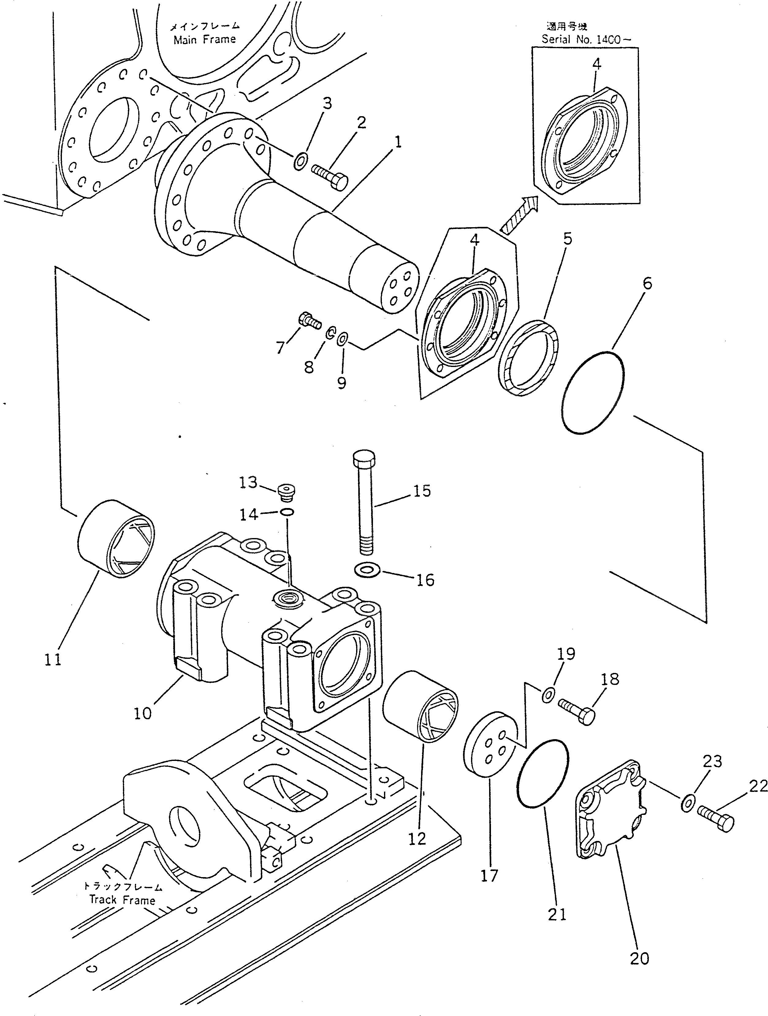 Крышка 142-30-18151 Komatsu