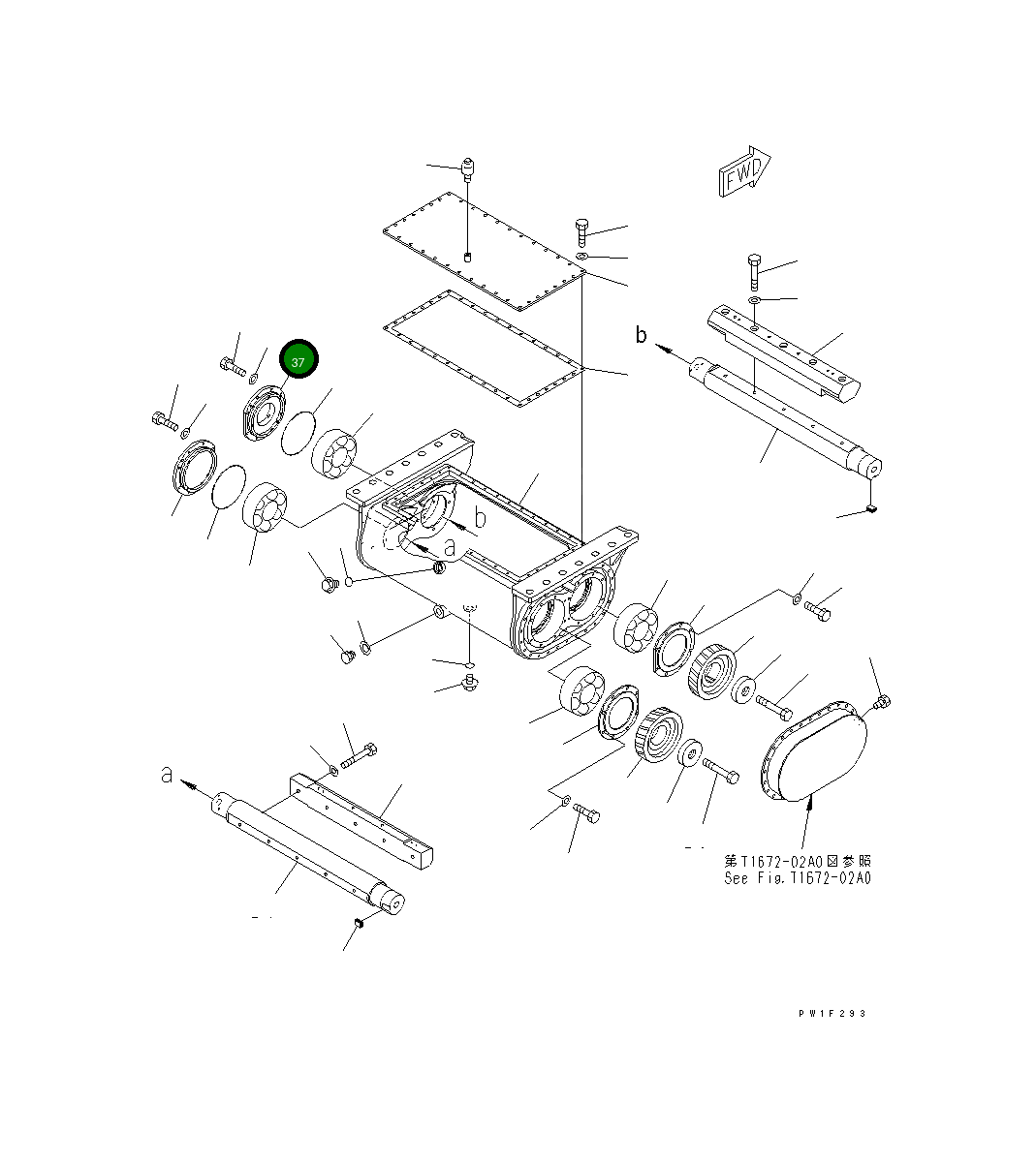 Крышка 8295-72-2411  Komatsu