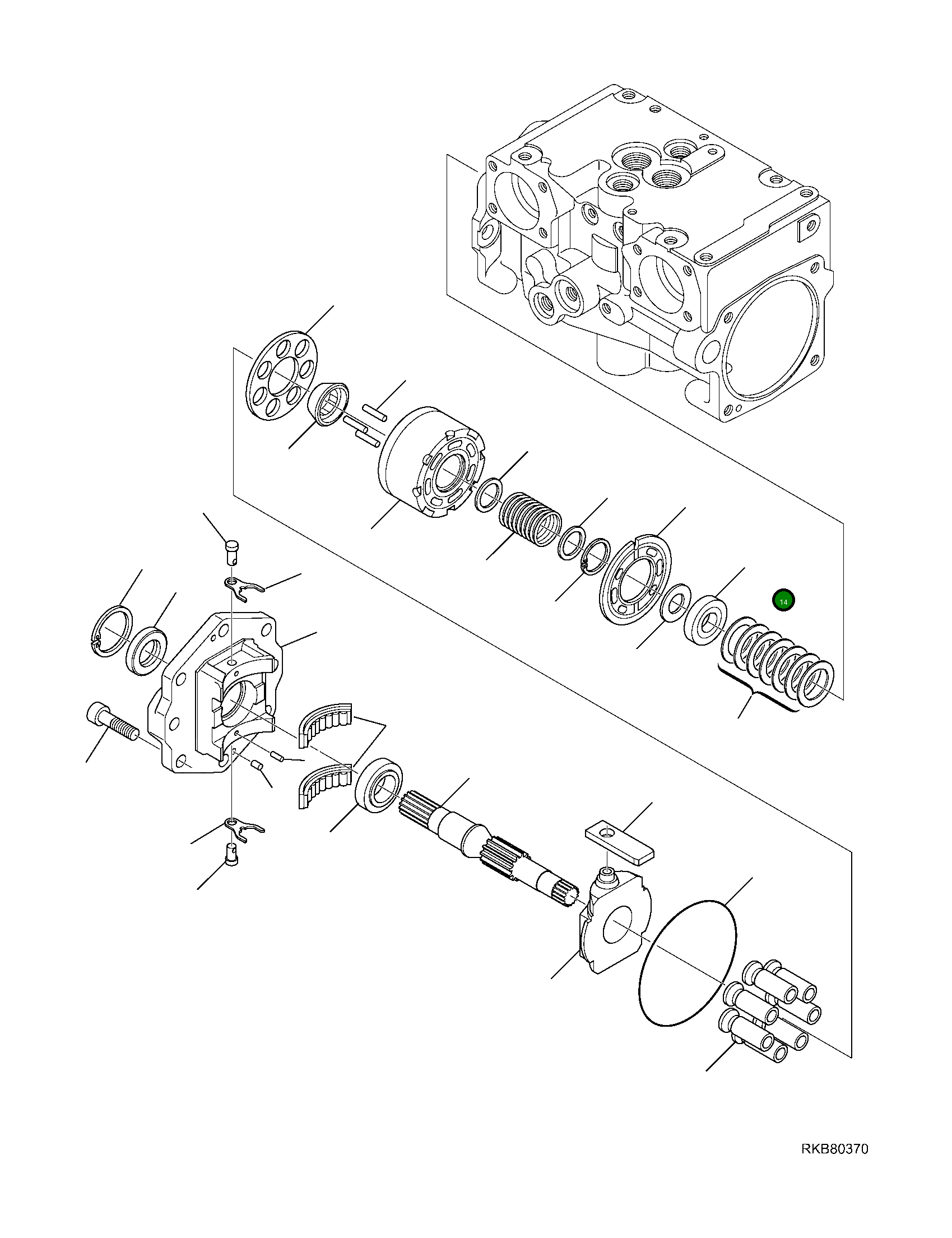 Подшипник 708-1T-11260 Komatsu