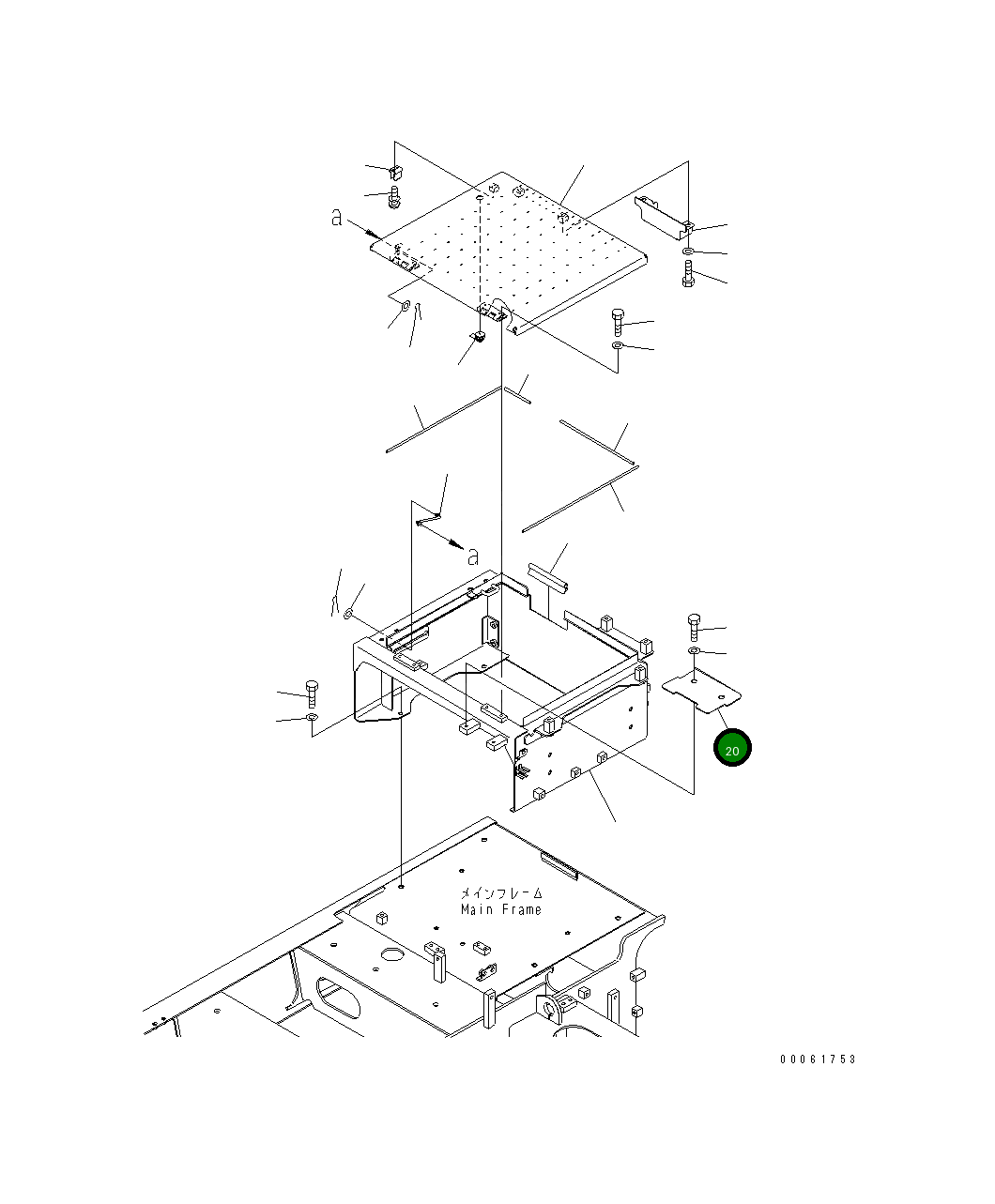 Крышка 8234-54-2750  Komatsu