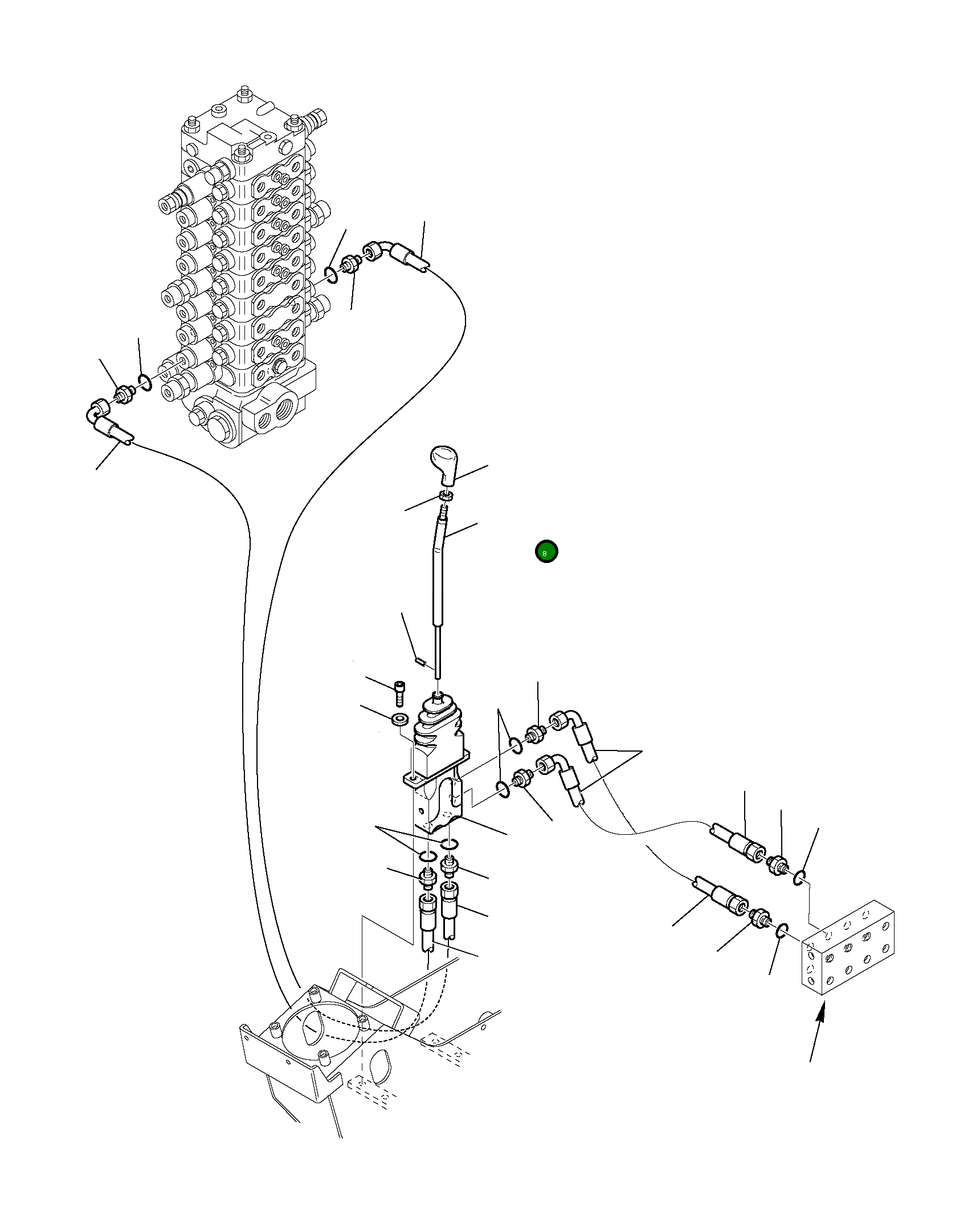 Рычаг 22E-43-11311 Komatsu