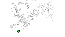 Подшипник 6206-61-1350 Komatsu