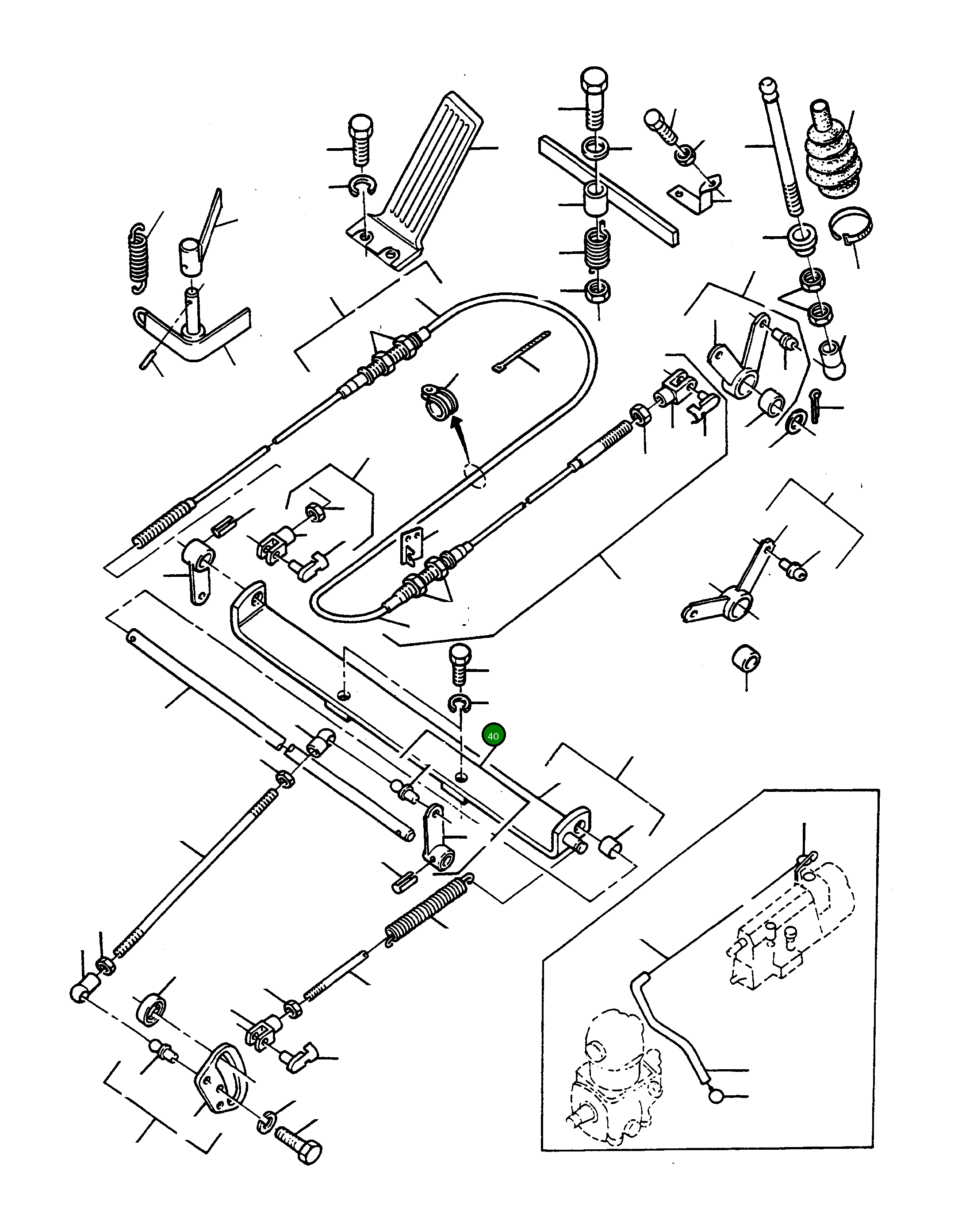 Рычаг 2951199M91 Komatsu